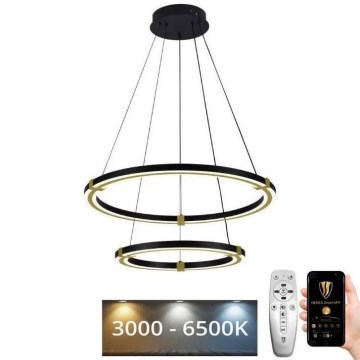 Lámpara de araña LED regulable LED/130W/230V 3000-6500K diá. 60 cm + control remoto
