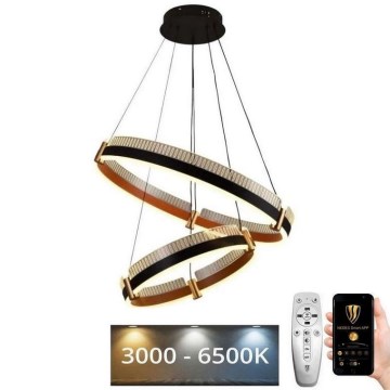 Lámpara de araña LED regulable LED/140W/230V 3000-6500K diá. 60 cm + control remoto