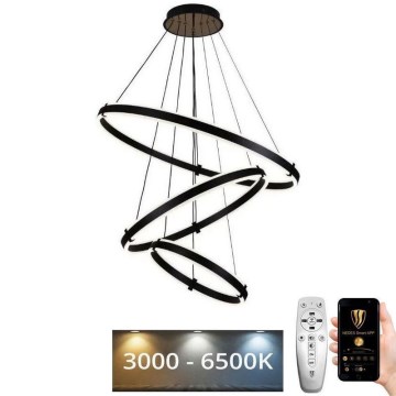 Lámpara de araña LED regulable LED/250W/230V 3000-6500K diá. 80 cm + control remoto