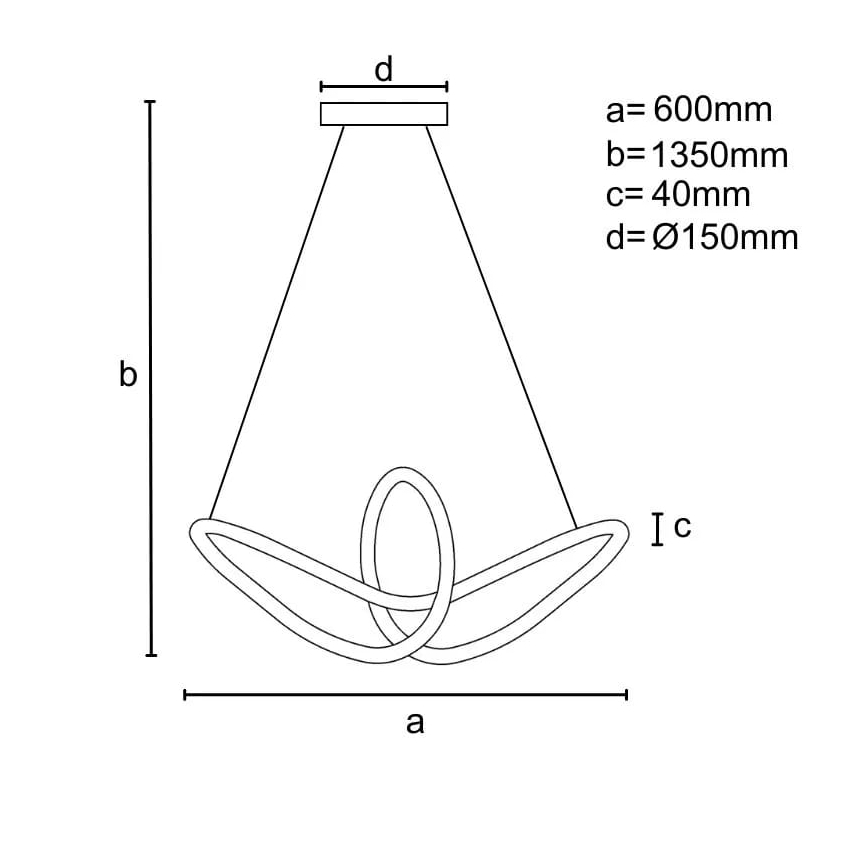 Lámpara de araña LED regulable LED/25W/230V 3000-6500K + control remoto