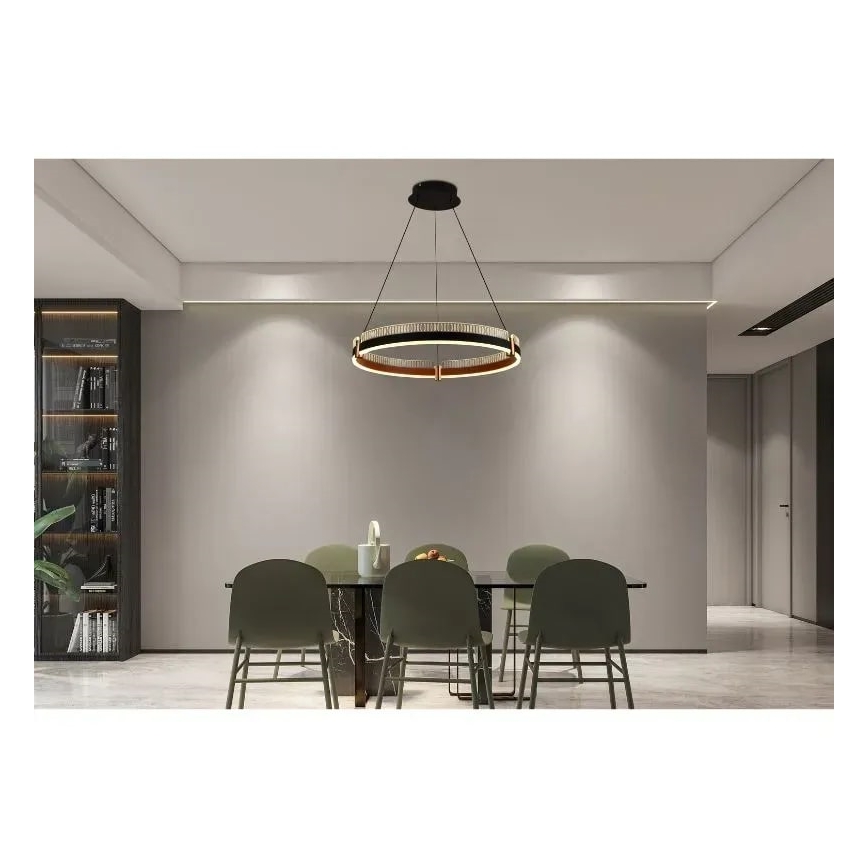 Lámpara de araña LED regulable LED/80W/230V 3000-6500K diá. 60 cm + control remoto