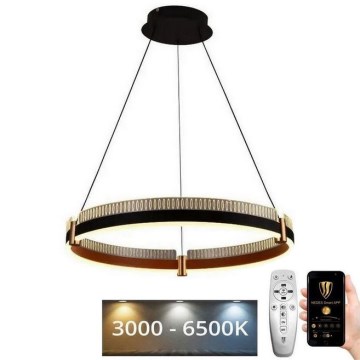 Lámpara de araña LED regulable LED/80W/230V 3000-6500K diá. 60 cm + control remoto