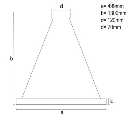 Lámpara de araña de cristal LED regulable en una cadena LED/80W/230V 3000-6500K negro + control remoto