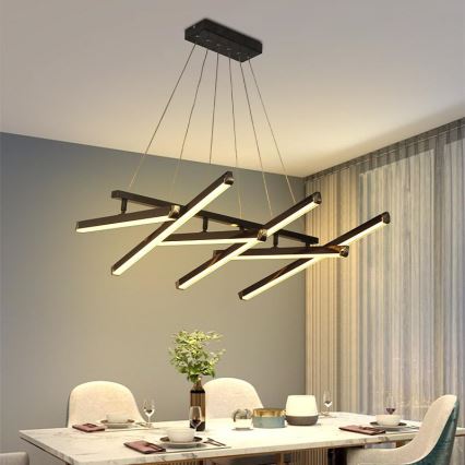 Lámpara de araña LED regulable LED/90W/230V 3000-6500K + control remoto