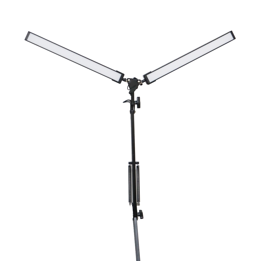 Lámpara de escritorio LED con pinza 2xLED/10W/230V 2800-6800K