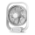 Lámpara de escritorio LED con ventilador LED/2W/230V blanca