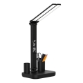 Lámpara de escritorio LED recargable y regulable NOBLITE P LED/5W/5V 3000/4000/6000K 2200 mAh negra