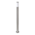 Lámpara de exterior 1xE27/60W/230V IP44 110cm cromo mate
