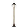 Lámpara de exterior ARRAIA 1xE27/15W/230V IP44 pátina de bronce