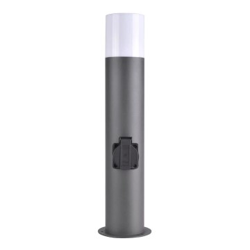 Lámpara de exterior con enchufe DALLAS 1xE27/12W/230V IP44 antracita