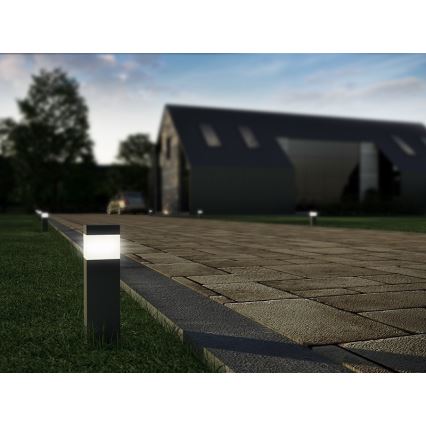 Lámpara de exterior con enchufe GARD 1xE14/60W/230V SCHUKO IP44