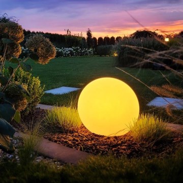 Lámpara de exterior GLOBO 1xE27/60W/230V diá. 40 cm IP44