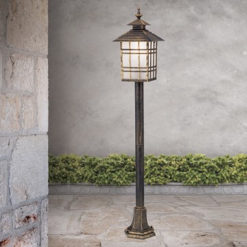 Lámpara de exterior KIKO 1xE27/11W/230V IP44 bronce/pátina