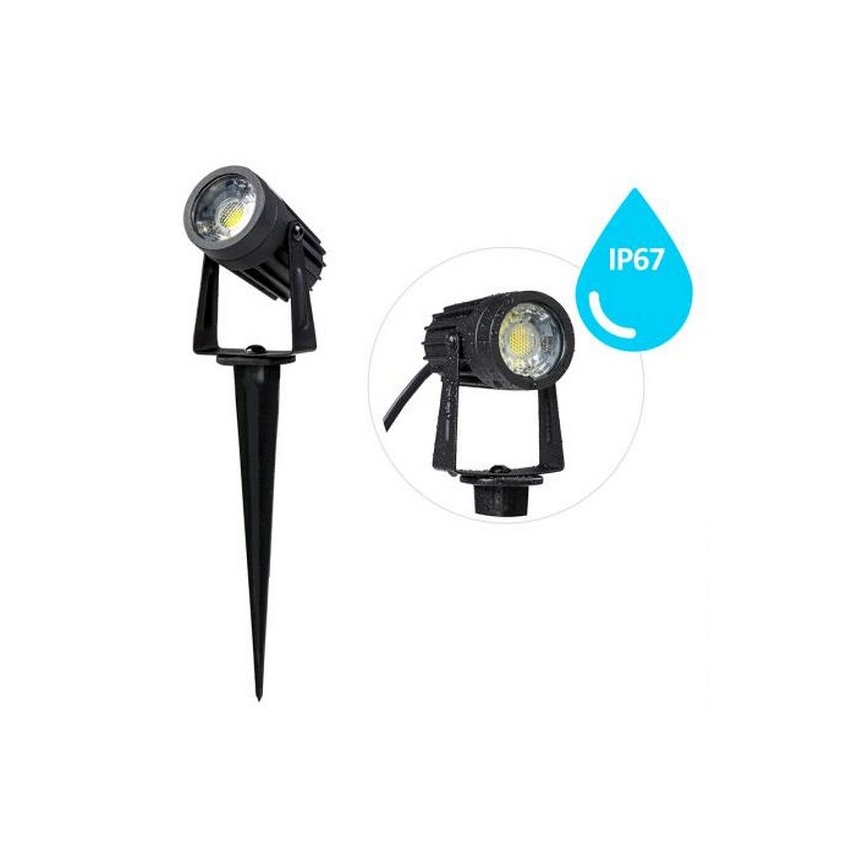 Lámpara de exterior LED LED/3W/230V 4000K IP67 negro