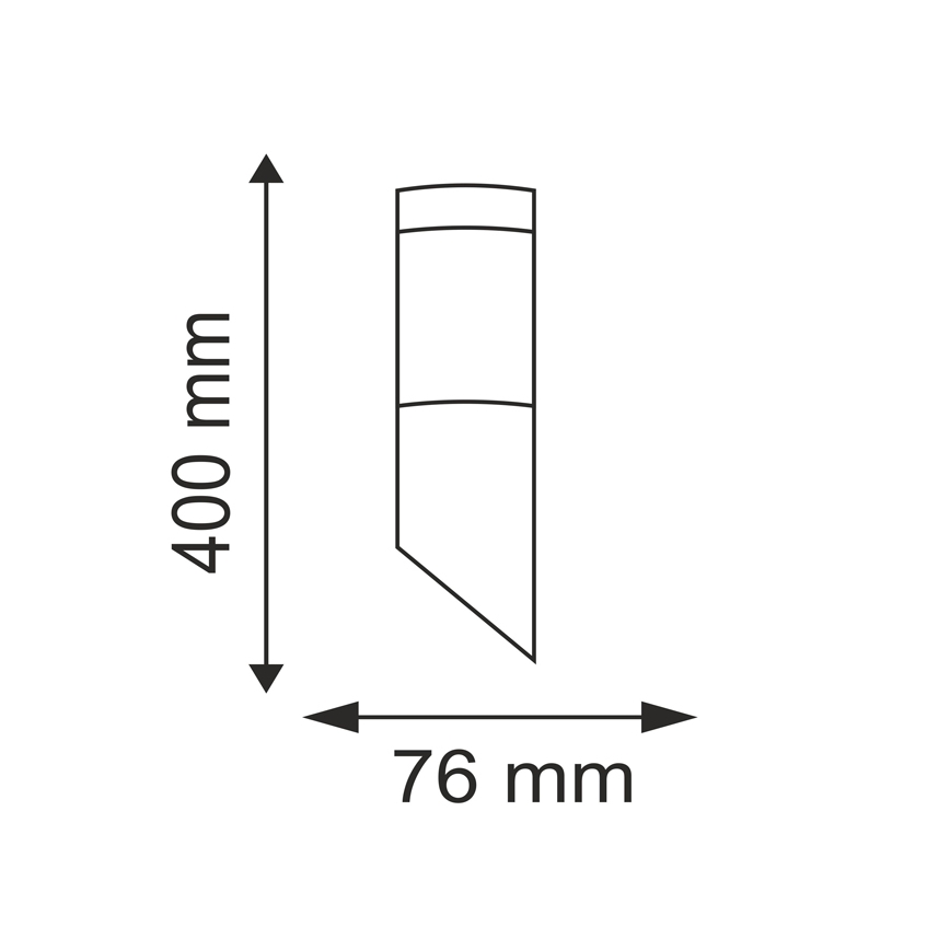 Lámpara de exterior LED LIVIA 1xE27/7W/230V 4000K IP44