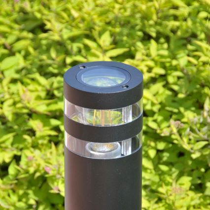 Lámpara de exterior RINO 1xE27/12W/230V IP54 74 cm negro