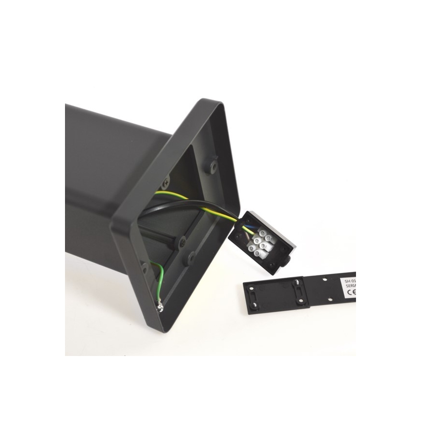 Lámpara de exterior SANTA 1xE27/60W/230V IP54 79,5 cm negro