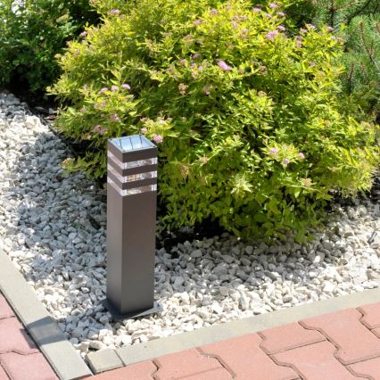 Lámpara de exterior TEKSAS 1xE27/12W/230V IP44 44 cm antracita