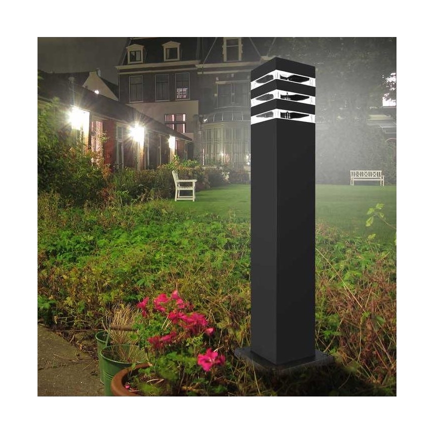 Lámpara de exterior TEKSAS 1xE27/12W/230V IP44 44 cm antracita