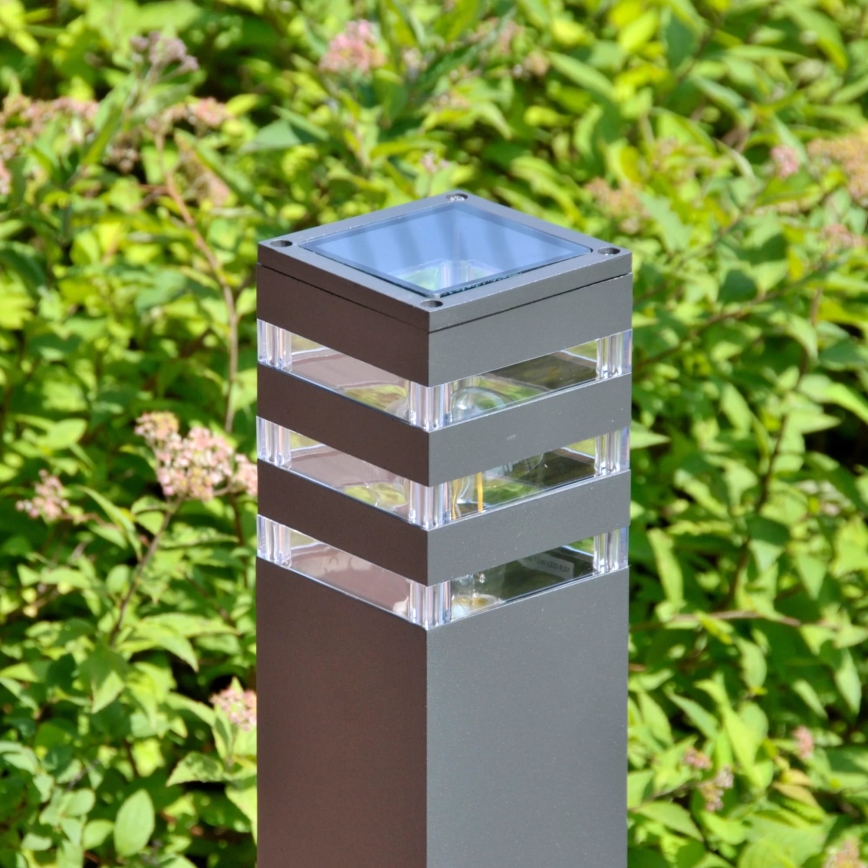 Lámpara de exterior TEKSAS 1xE27/12W/230V IP44 74 cm antracita