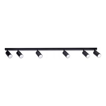 Lámpara de focos ANGIE 6xGU10/35W/230V negra