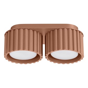 Lámpara de focos AURA 2xGX53/10W/230V marrón