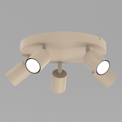 Lámpara de focos FUN 5xGU10/8W/230V beige