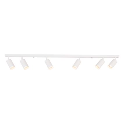 Lámpara de focos PIPE 6xGU10/10W/230V, blanco