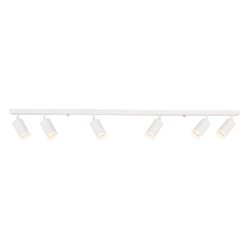 Lámpara de focos PIPE 6xGU10/10W/230V, blanco