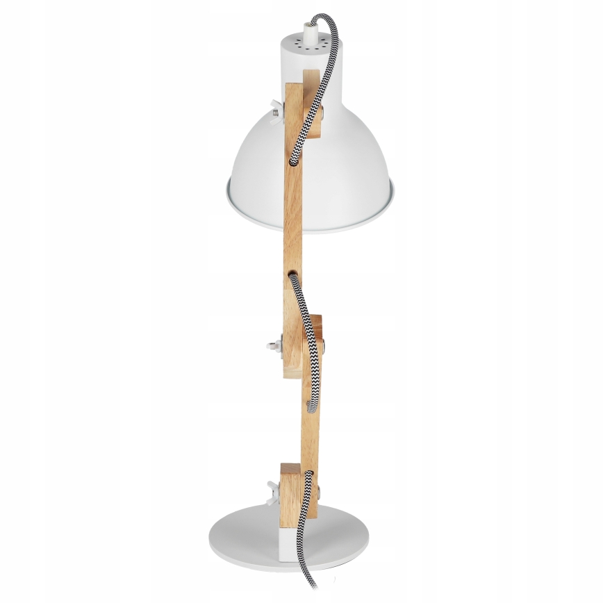 Lámpara de mesa 1xE27/40W/230V blanca