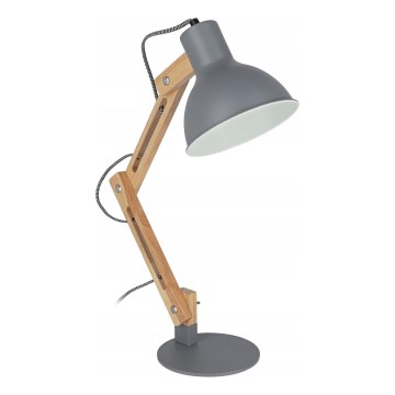 Lámpara de mesa 1xE27/40W/230V gris