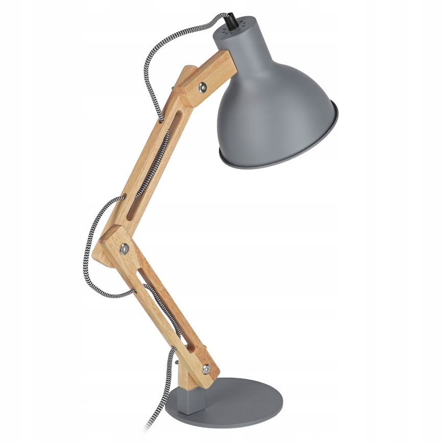 Lámpara de mesa 1xE27/40W/230V gris