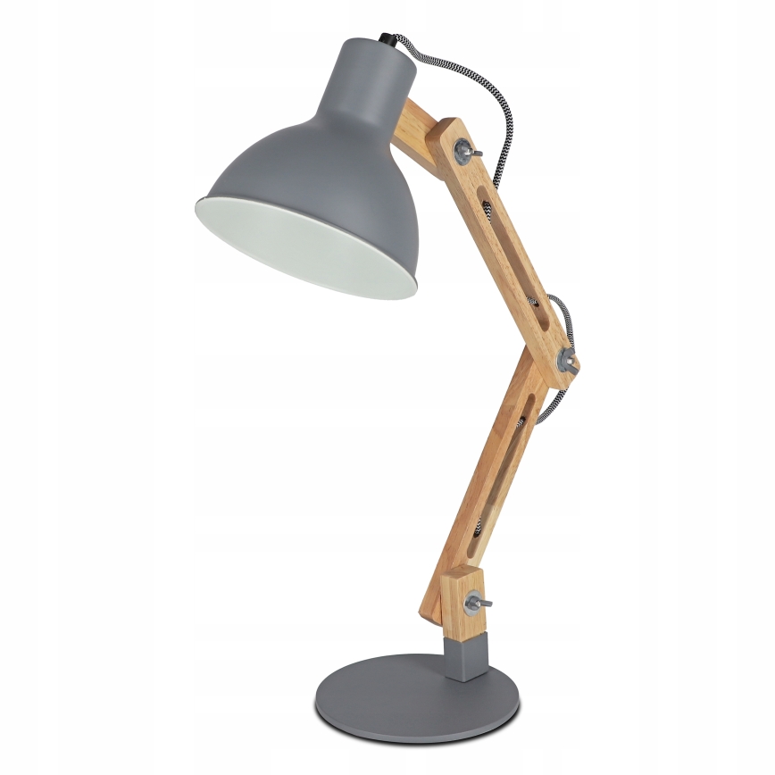 Lámpara de mesa 1xE27/40W/230V gris