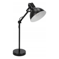 Lámpara de mesa 1xE27/40W/230V negra