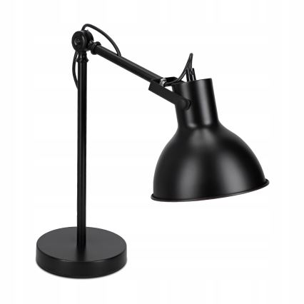 Lámpara de mesa 1xE27/40W/230V negra