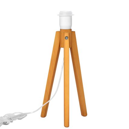 Lámpara de mesa ALBA 1xE27/15W/230V blanco/roble