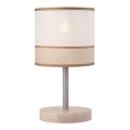 Lámpara de mesa ANDREA 1xE27/60W/230V haya
