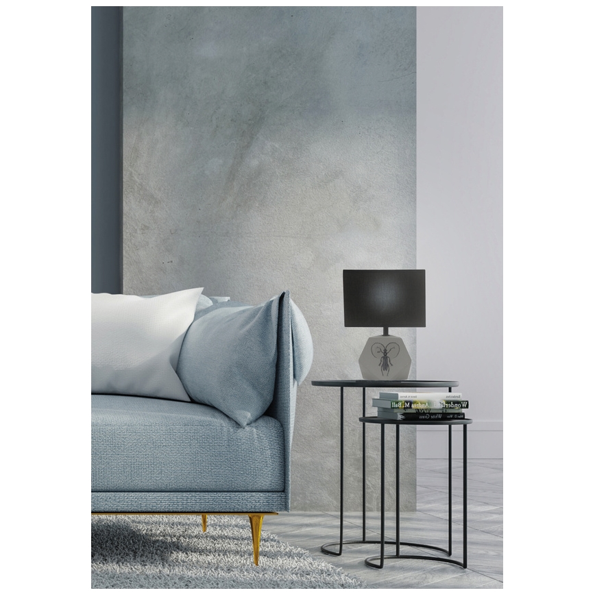 Lámpara de mesa ANIMI 1xE14/40W/230V negro