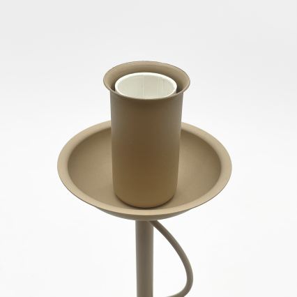 Lámpara de mesa ANTON 1xE14/60W/230V beige