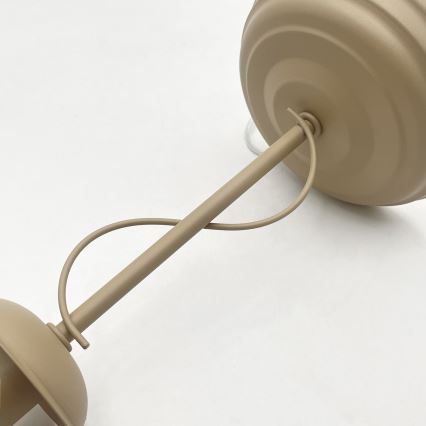 Lámpara de mesa ANTON 1xE14/60W/230V beige