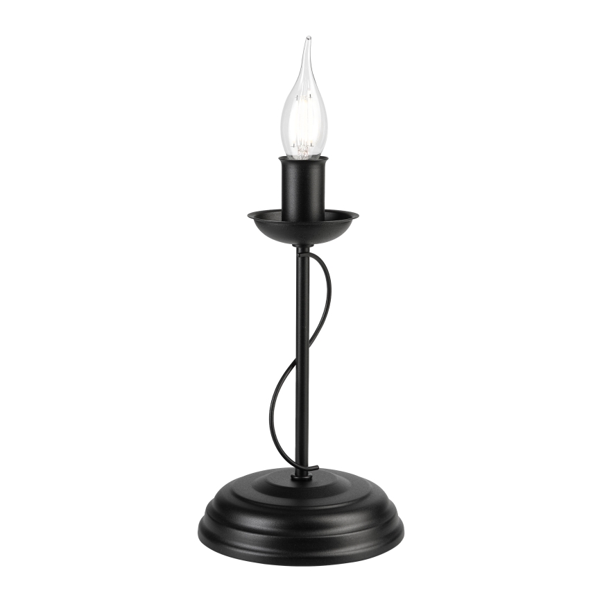 Lámpara de mesa ANTON 1xE14/60W/230V negra