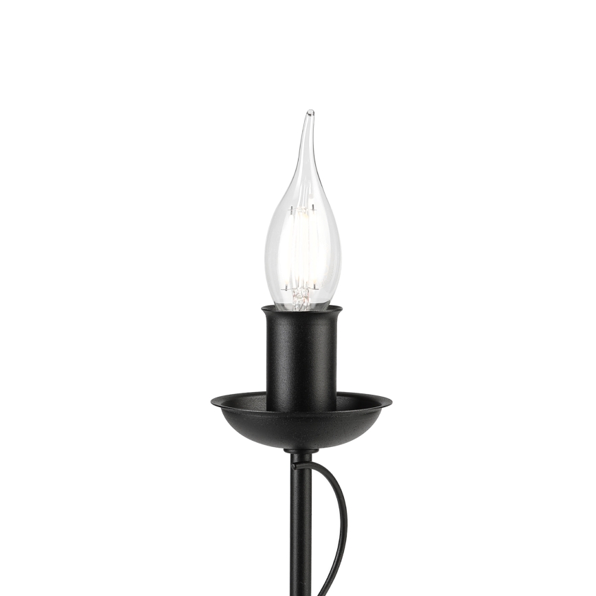 Lámpara de mesa ANTON 1xE14/60W/230V negra