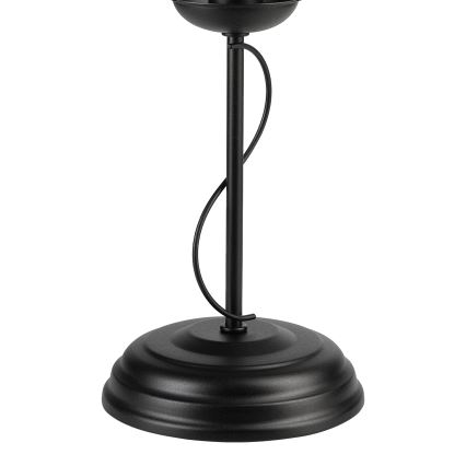 Lámpara de mesa ANTON 1xE14/60W/230V negra