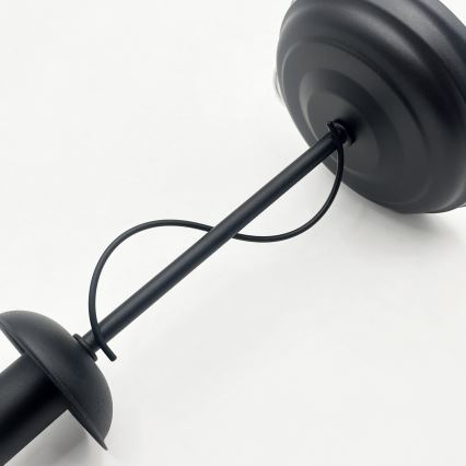 Lámpara de mesa ANTON 1xE14/60W/230V negra