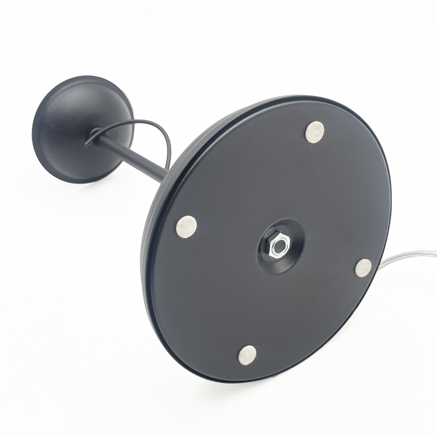 Lámpara de mesa ANTON 1xE14/60W/230V negra
