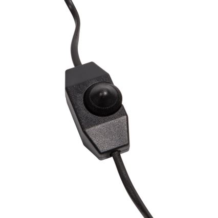 Lámpara de mesa ASEL 1xE27/25W/230V mármol gris/marrón