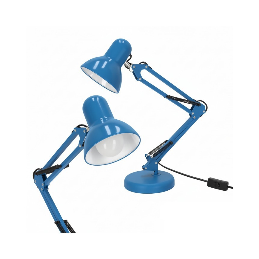 Lámpara de mesa AURIQ 1xE27/60W/230V azul