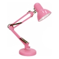 Lámpara de mesa AURIQ 1xE27/60W/230V rosa