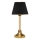 Lámpara de mesa AYD 1xE27/40W/230V negra/dorada