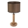 Lámpara de mesa BENITA 1xE27/60W/230V 48 cm marrón/roble